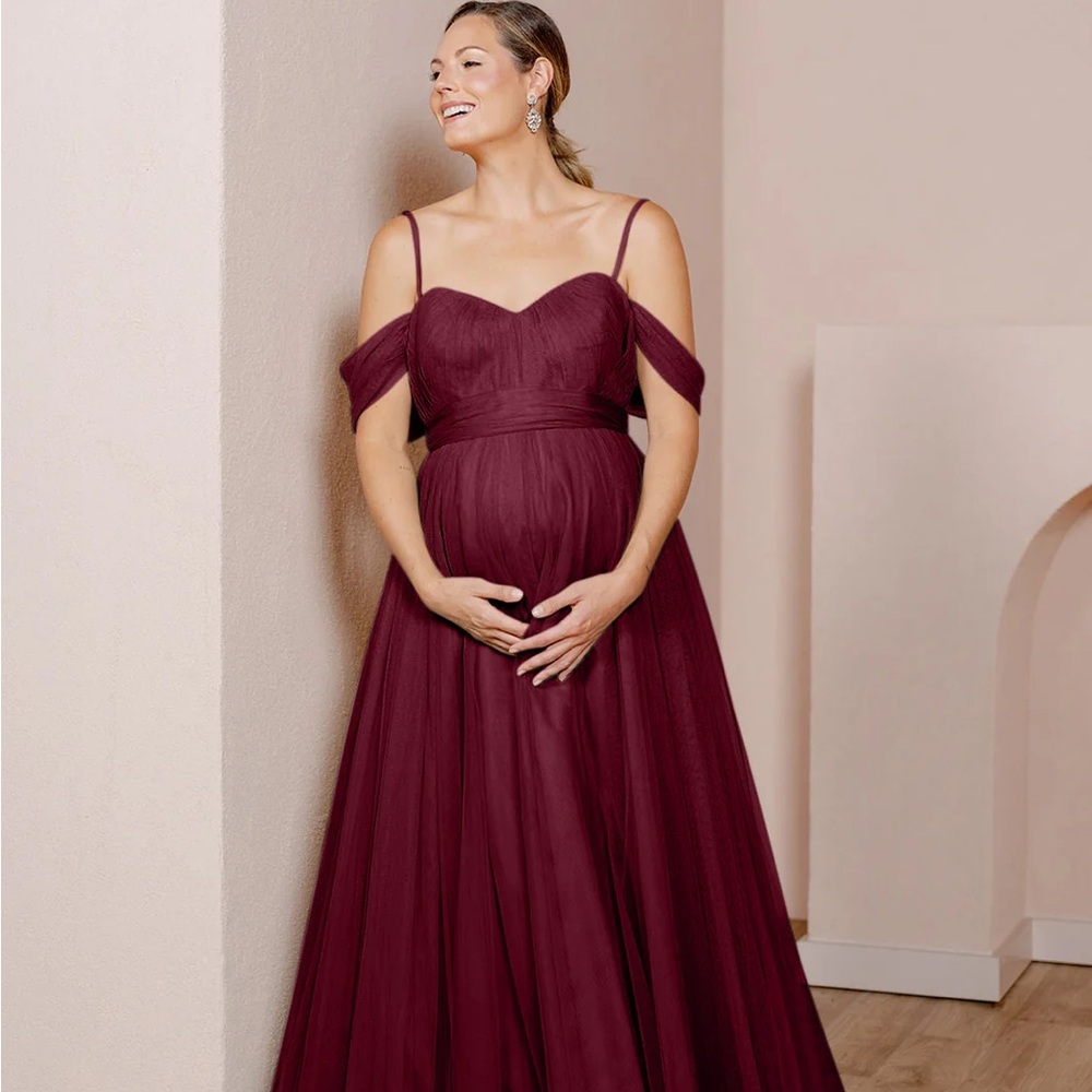 Revelry Rosalie Maternity Bridesmaid dress